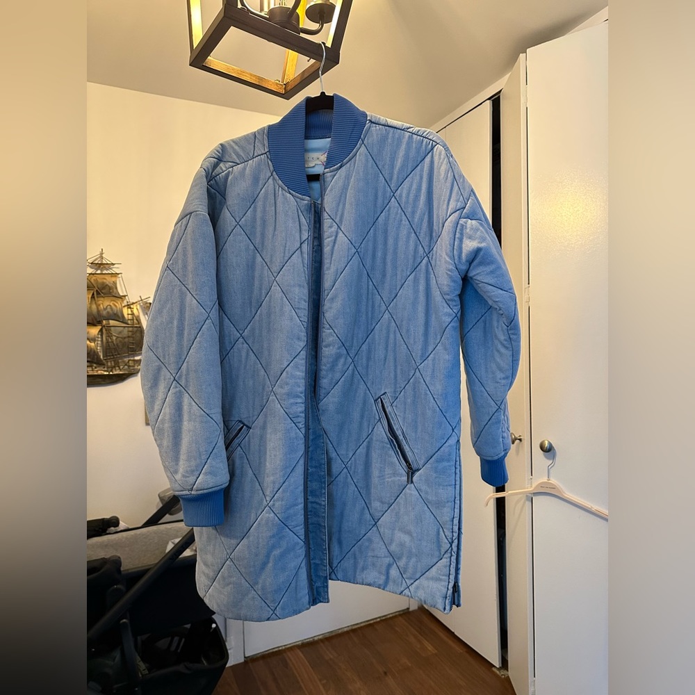 Hatch perfect condition THE EMI QUILTED DENIM BOMBER JACKET.